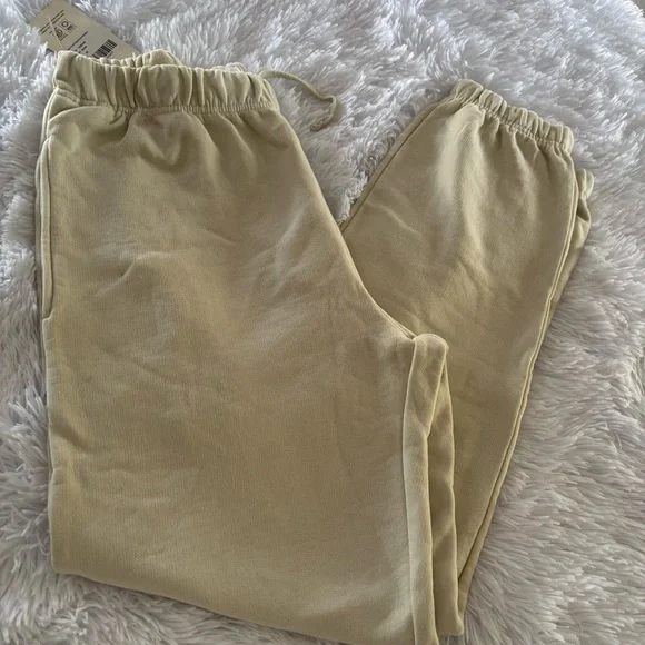 MATE the Label Cream Joggers Sustainable Organic Cotton Size M - Picture 7 of 8